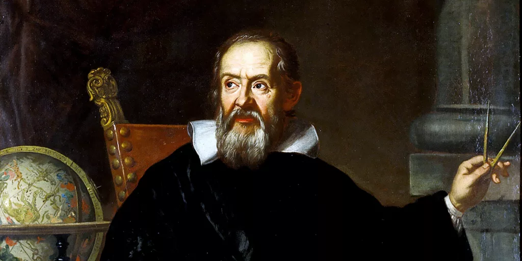 Ritratto di Galileo Galilei, pioniere dell’astronomia ottica