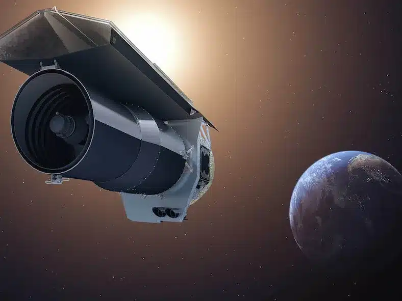 Immagine del telescopio spaziale Spitzer in orbita